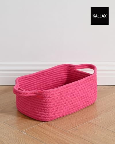 KALLAX Hot Pink Woven Storage Basket 3 Pack