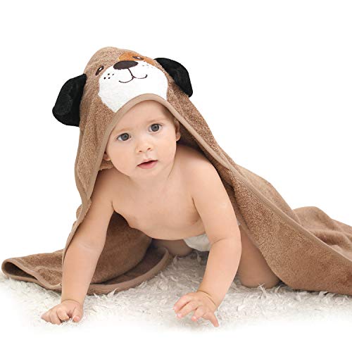 Touchat Hooded Baby Towels with Animal Design