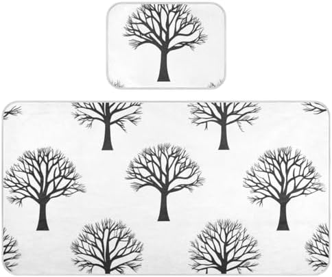 Cooling Black Tree Mattress Pad for Baby Toddler 28x52