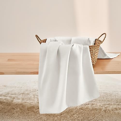 TILLYOU Toddler Pillowcases 2 Pack - 145x20 Inches White