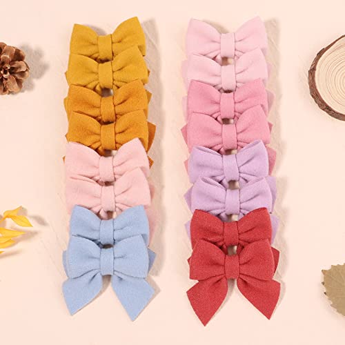 100Pcs 3 Inch Hair Bows for Girls with Alligator Clips