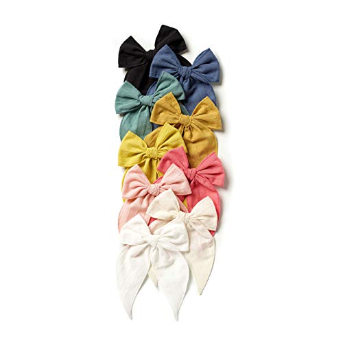 Little Poppy Co Claire Bow - Dark Pink Oversized Clip