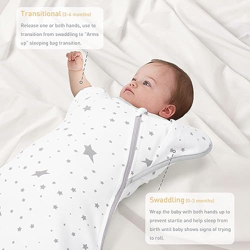 Knirose Swaddle Blanket with Arms Up Design 2 Pack