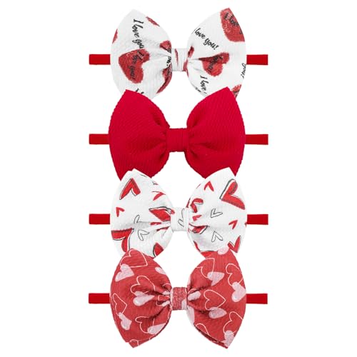 YanJie Valentine Bows for Baby Girls