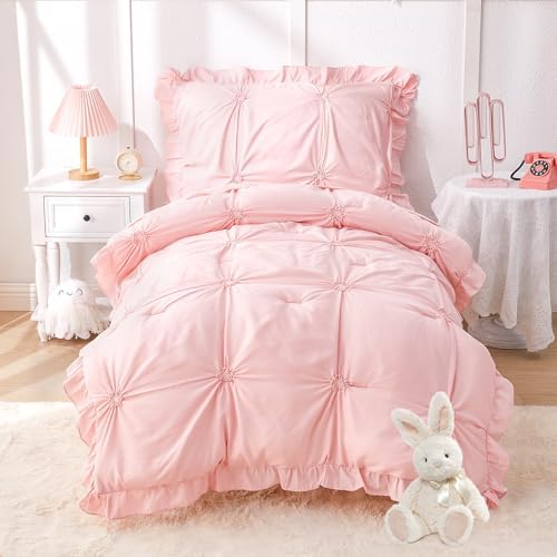 Wowelife Princess Toddler Bedding Set Pink 4pcs