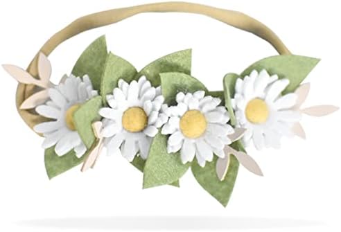 California Tot Felt Daisy Crown Headband for Babies and Toddlers