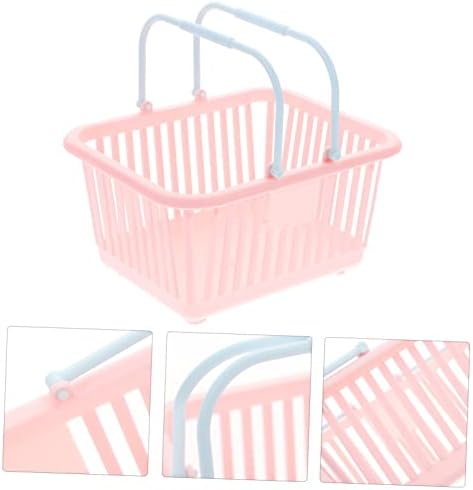Holibanna 3PCS Plastic Storage Baskets with Handles