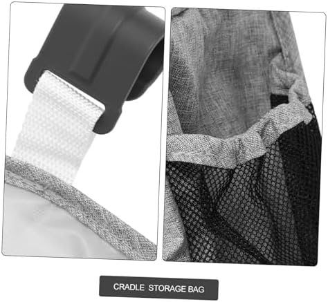 SECFOU 1pc Crib Hanging Storage Bag Diaper Organizer for Home Travel