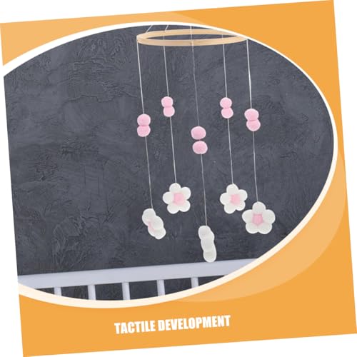 Boho Flower Wind Chime Mobile Decor for Baby Room
