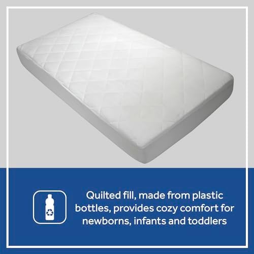 Sealy Baby Cool Comfort Waterproof Crib Mattress Pad - White 52x28