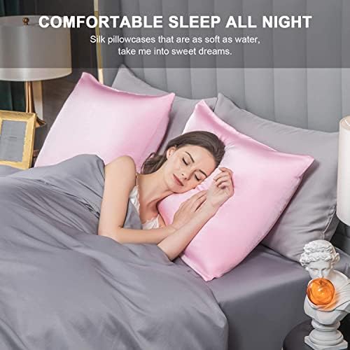SIYUAN Mulberry Silk Pillowcase Toddler Pink