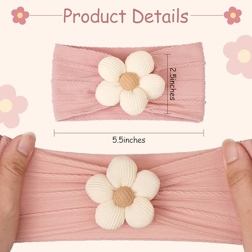 CLLOT Baby Flower Headbands for Girls