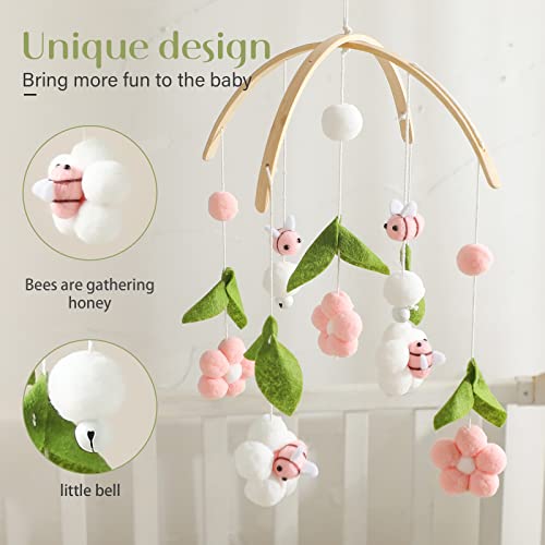 Mamimami Home Wooden Wind Chime Bed Bell with Bells