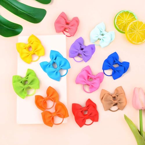 Choicbaby 40PCS 2 Inch Baby Hair Ties with Elastic Bands