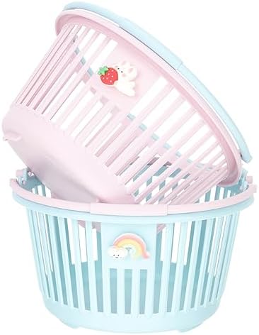 MAGICLULU 2Pcs Rainbow Strawberry Bunny Storage Bins 1