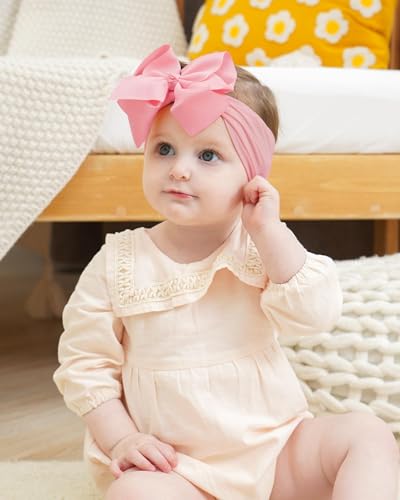 Doboi 12PCS Nylon Hair Accessories with Big Ribbon Bows
