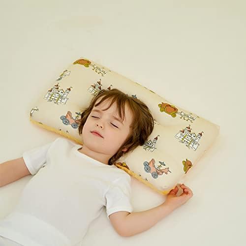 Reidio Toddler Pillow Double Sided Soft Cotton Minky Dot Fabric