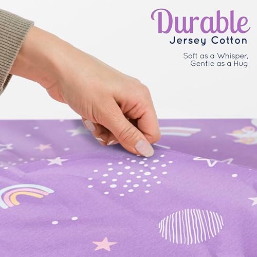 GROW WILD Unicorns Rainbows Crib Sheets 3 Pack