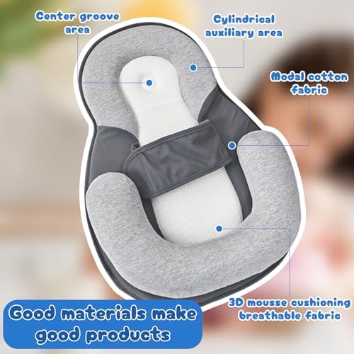 Puzynro Baby Wedge Nursing Support Pillow for Newborn