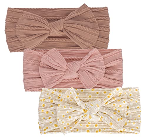 Soft Floral Headband for Baby Girls