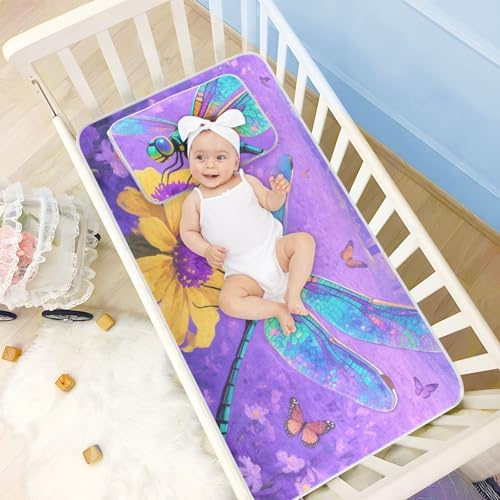 Cooling Baby Mattress Pad 28x52 for Baby Toddler