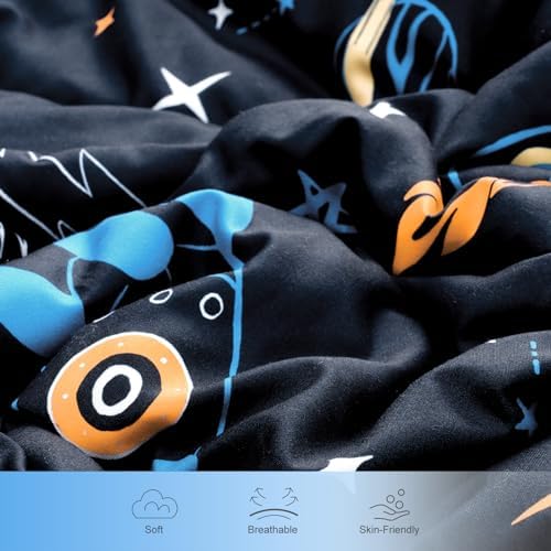 Davids Kids 4 Piece Toddler Bedding Set - Space Themed