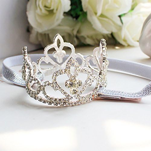 Elesa Miracle Baby Girl Crystal Crown Headband 1