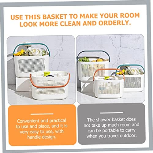 Portable Shower Storage Basket with Handles 1