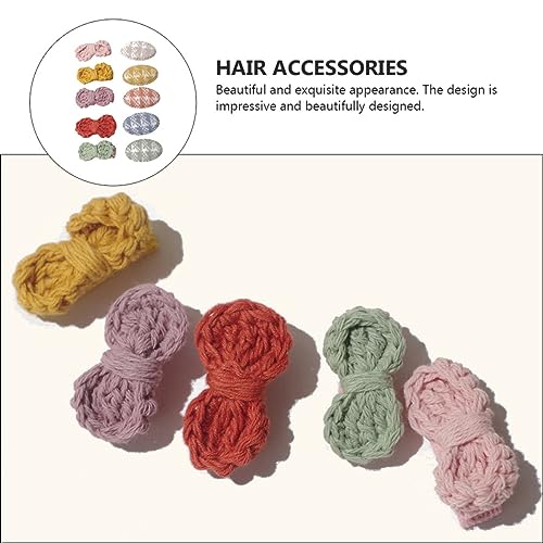 Vivid Hairpin Bow Clips Set for Boys and Girls