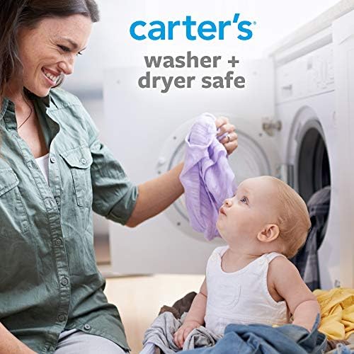 Carters Waterproof Crib Mattress Protector for Boys and Girls - White