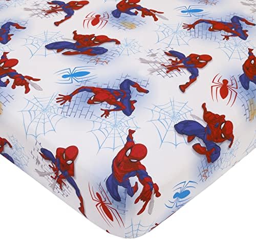 Marvel Spiderman Crib Sheet 28x52 Microfiber