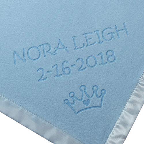 Custom Catch Personalized Princess Baby Blanket - 36x36 Inch