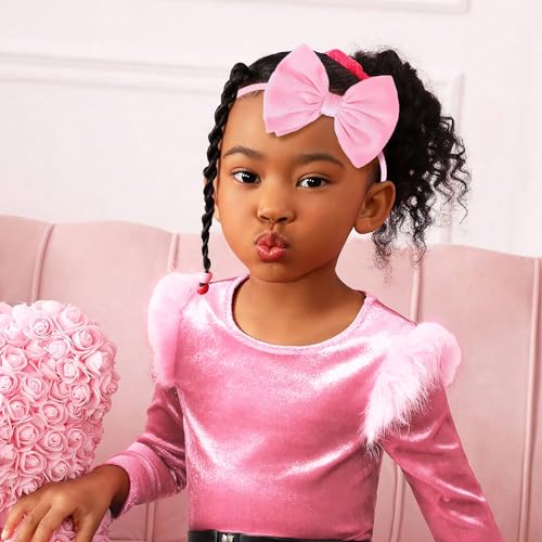 YanJie Velvet Bow Hairband for Baby Girls
