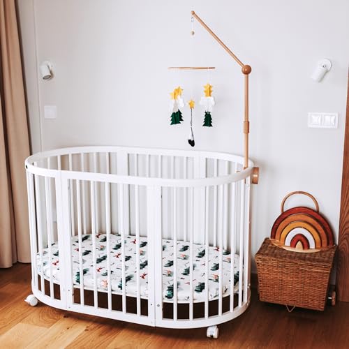 Starry Woodland Crib Mobile - Baby Shower Gift Decor