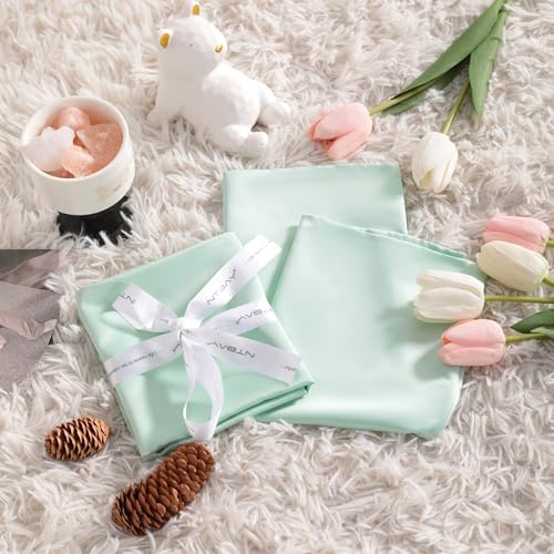 NTBAY Zippered Silk Satin Toddler Pillowcases - 2 Pack