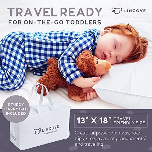 Lincove Toddler Down Pillow - 800 Fill Power 100 Cotton 13 x 18
