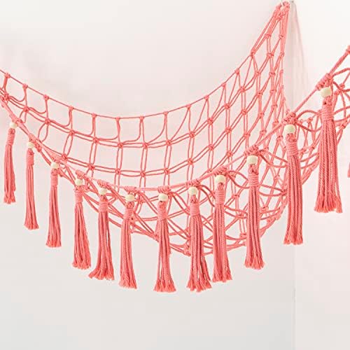 YKBU Large Corner Stuffed Animal Hammock Organizer