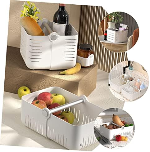 Collapsible Storage Basket for Kitchen Pantry Bathroom