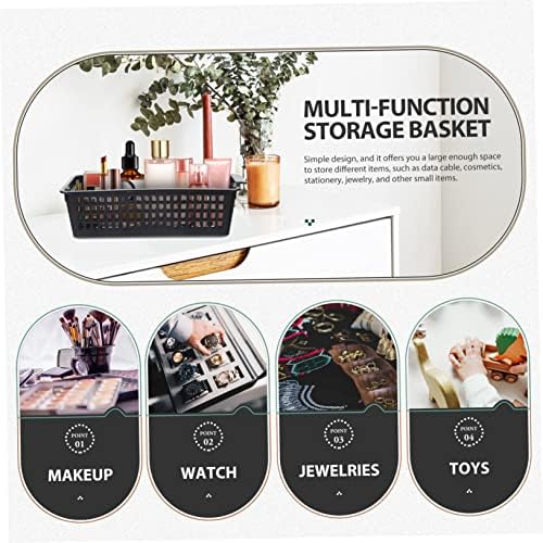 4pcs TINEASUR Plastic Storage Baskets