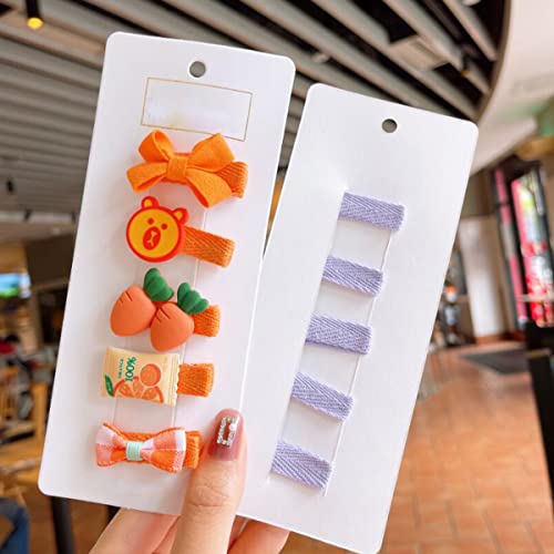 FZBNSRKO Velvet Ribbon Hair Clip 25pcs Set for Kids and Babies