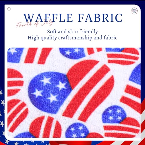 YanJie 4th of July Baby Headband Red Blue White Patriotic Hair Accessory
