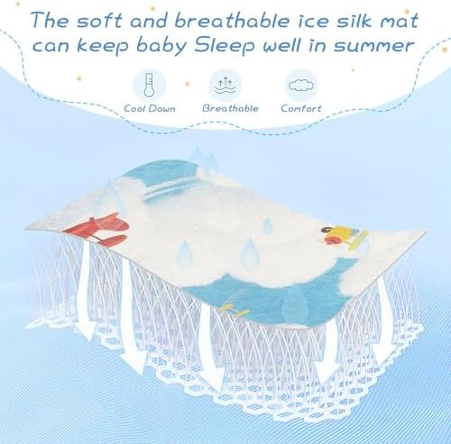 Cooling Baby Mattress Pad Protector 28x52 for Kids and Adults