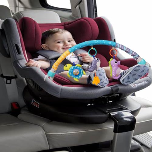 ORZIZRO Baby Stroller Arch Toys with Musical Whale
