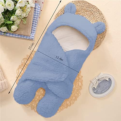 Nunibum Ultra-Soft Baby Swaddle Blanket Blue