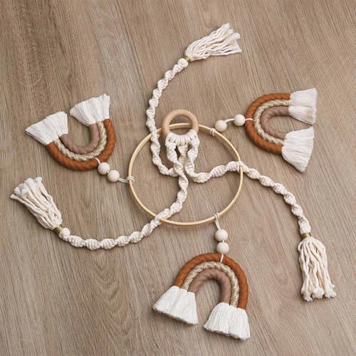 JILPAK Rainbow Baby Mobile Crib Decor