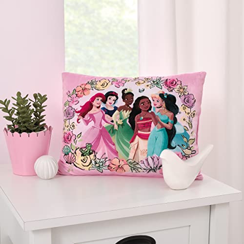 Disney Princesses Courage and Kindness Throw Pillow