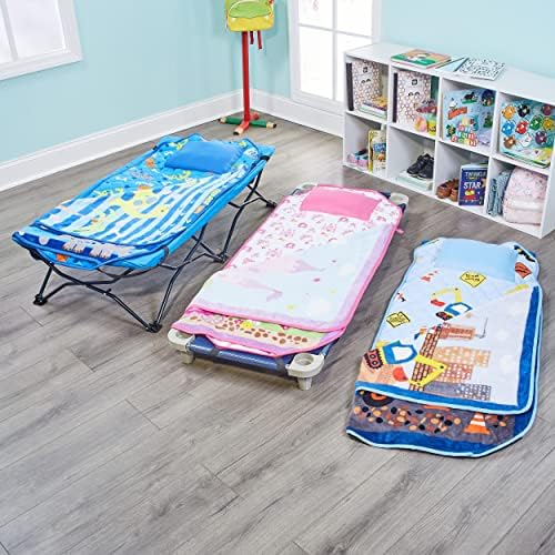 EVERYDAY KIDS Cot Nap Mat with Pillow and Blanket