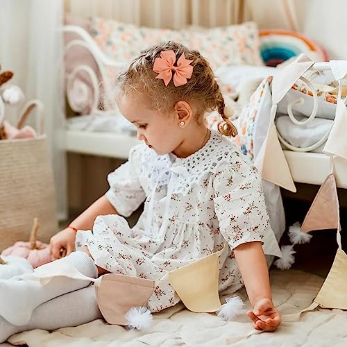 Choicbaby 40pcs 3 Hair Bows for Girls Pinwheel Style