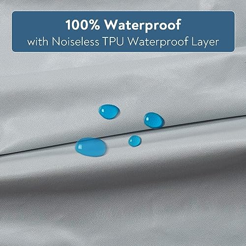 Magik Kover Waterproof Crib Sheets 2 Pack for Boys Grey Navy