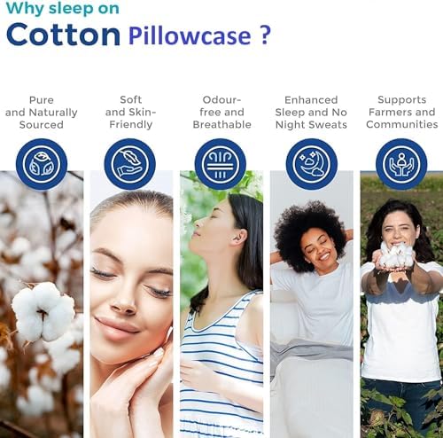 Hriksh Travel Pillow Case 12x18 Pack of 2 100 Egyptian Cotton 1